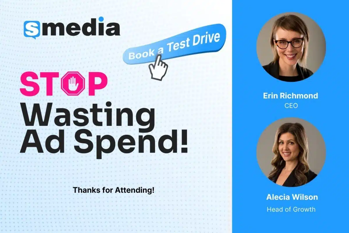 sMedia Dealership Webinar Series: Stop Wasting Ad Spend: Dealer Website UX & ROI Strategy - THANKS FOR ATTENDING!